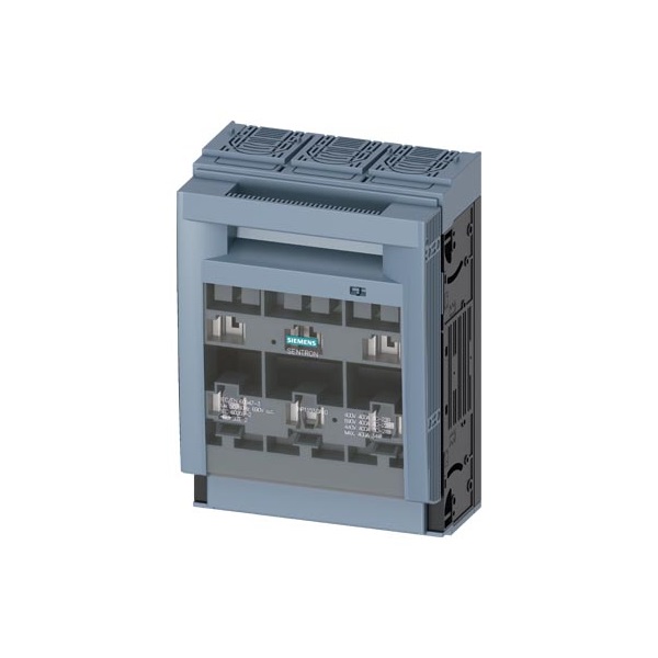 Siemens 3NP1153-1DA10 3P NH2 400A szerelőlapra lapos csatlakozóval szakaszolókapcsoló-biztosító