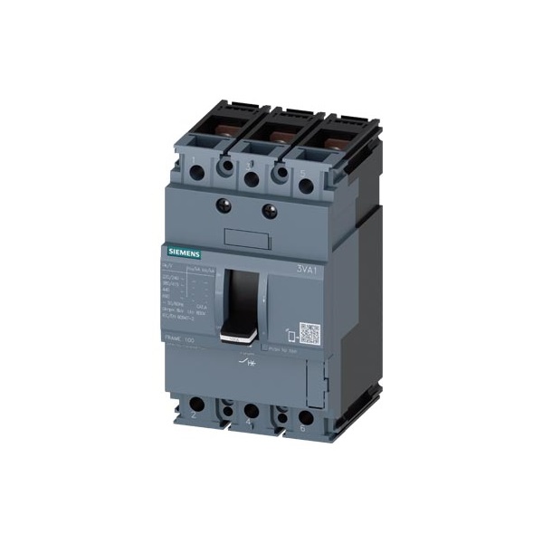 Siemens 3VA1010-2ED32-0AA0 IEC/FS100/100A/3P/16KA/TM/ FTFM kompakt megszakító