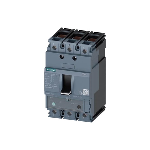 Siemens 3VA1112-5EF36-0AA0 IEC/FS160/125A/3P/55KA/TM/ ATAM kompakt megszakító