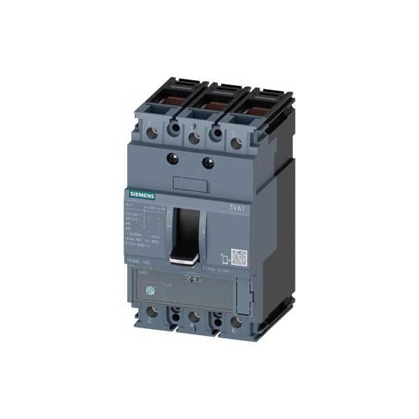 Siemens 3VA1180-3EE36-0AA0 IEC/FS160/80A/3P/25KA/TM/ ATFM kompakt megszakító