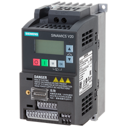 Siemens 6SL3210-5BB15-5BV1 SINAMICS V20, 1AC230V 0,55KW Filter B frekvenciaváltó
