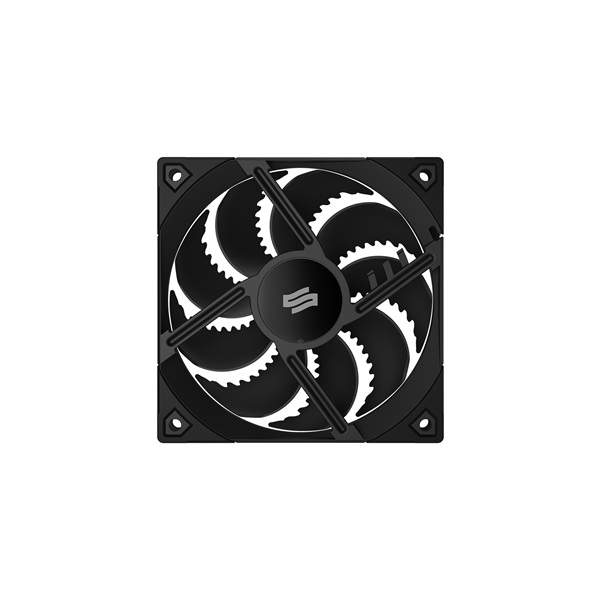 SilentiumPC 120mm Fluctus 120 PWM ház hűtőventilátor