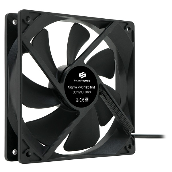 SilentiumPC 120mm Sigma PRO 120 ház hűtőventilátor