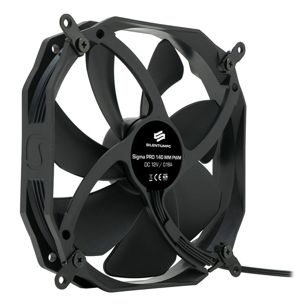 SilentiumPC 140mm Sigma PRO 140 PWM ház hűtőventilátor