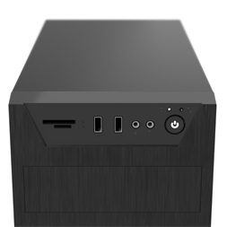 SilentiumPC Armis AR1 Fekete (Táp nélküli) ATX ház