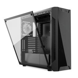 SilentiumPC Armis AR7X EVO TG ARGB Fekete (Táp nélküli) ablakos ATX ház