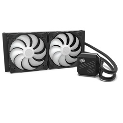 SilentiumPC Navis EVO ARGB 280 140mm Fekete vízhűtéses processzor hűtő