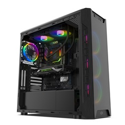 SilentiumPC Navis EVO ARGB 280 140mm Fekete vízhűtéses processzor hűtő