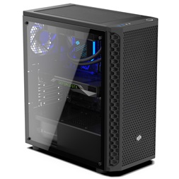 SilentiumPC Signum SG1 TG Fekete (Táp nélküli) ablakos ATX ház