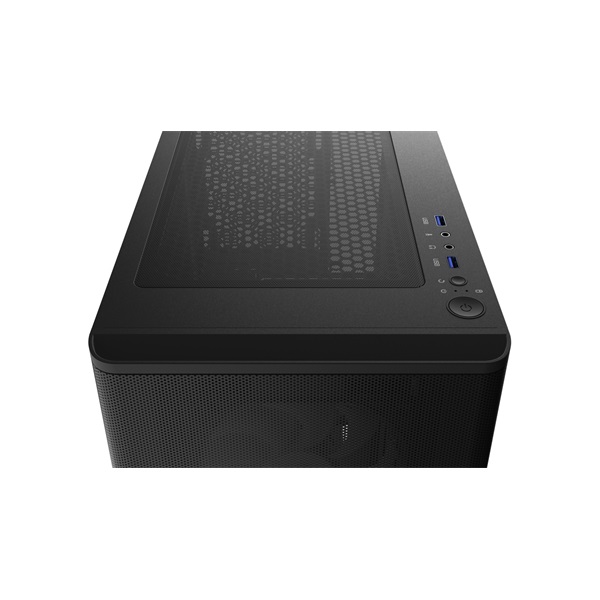 SilentiumPC Ventum VT2 EVO TG ARGB Fekete (Táp nélküli) ablakos ATX ház