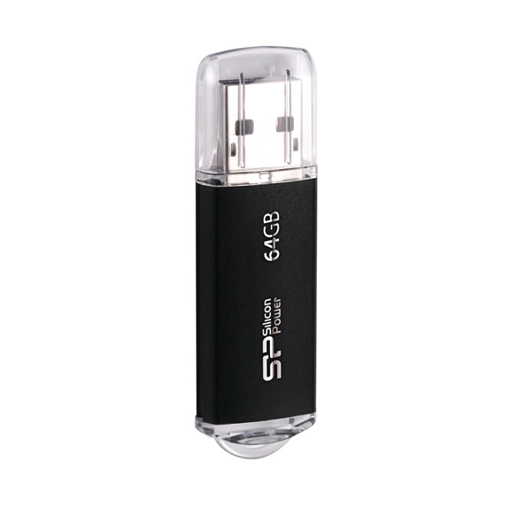 Silicon Power 64GB USB 2.0 fekete Ultima II-I Flash Drive