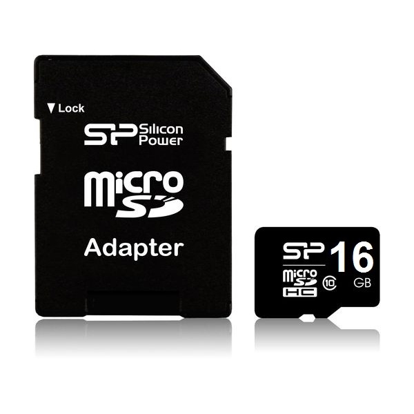Silicon Power 32GB SD micro (SDHC Class 10) memóriakártya adapterrel