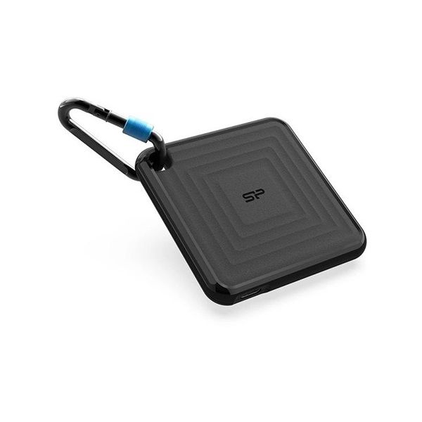 Silicon Power 512GB USB3.2 Gen2 C PC60 (SP512GBPSDPC60CK) fekete külső SSD