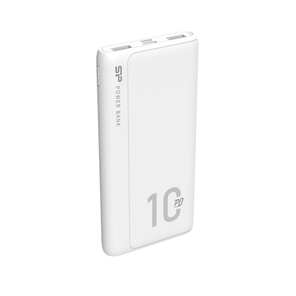 Silicon Power QP15 10000mAh LiPo (QC3.0 PD) fehér power bank