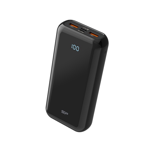 Silicon Power QS28 20000mAh LiPo (QC3.0/PD) fekete power bank