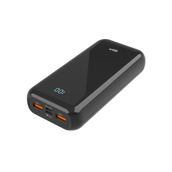 Silicon Power QS28 20000mAh LiPo (QC3.0/PD) fekete power bank