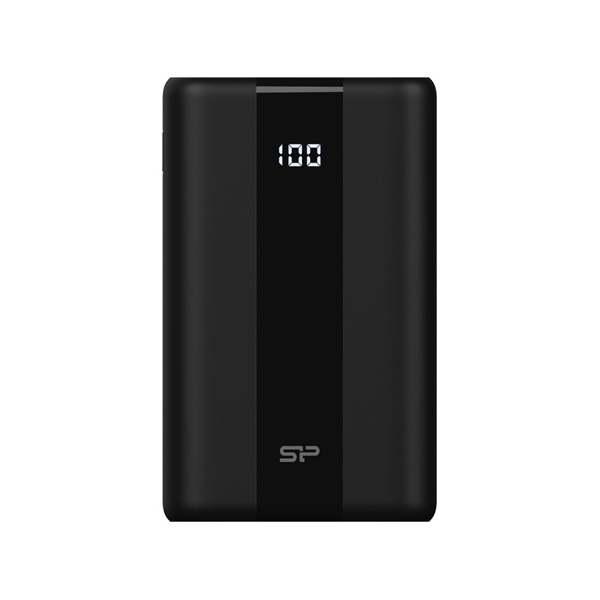 Silicon Power QS55 10000mAh LiPo (QC3.0 PD) fekete power bank