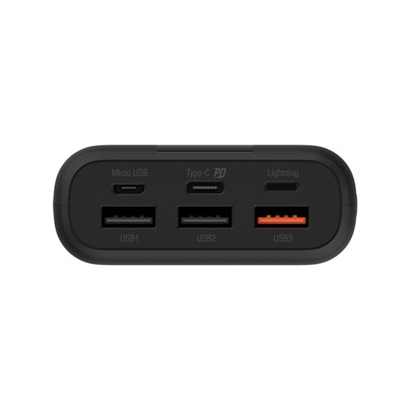 Silicon Power QS55 10000mAh LiPo (QC3.0 PD) fekete power bank