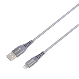 Skross USB-TO-LIGHT-120-STEEL 1,2m USB/Lightning adat- és töltőkábel