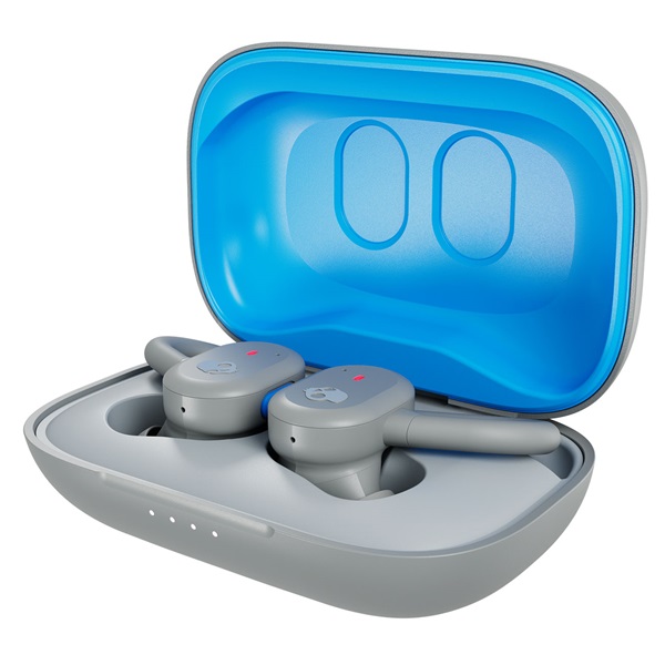 Skullcandy PUSH ACTIVE True Wireless Bluetooth szürke-kék sport fülhallgató