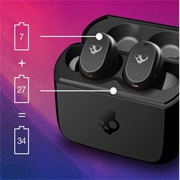 Skullcandy MOD True Wireless Bluetooth fekete fülhallgató