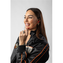 Skullcandy Jib USB-C vezetékes mikrofonos piros fülhallgató