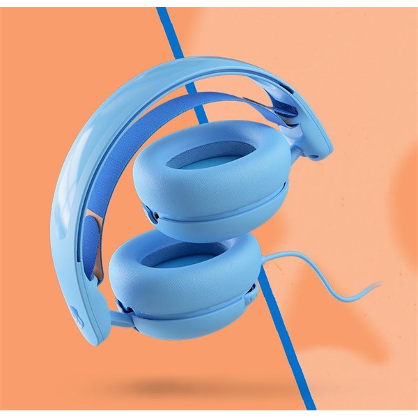 Skullcandy Grom kék vezetékes mikrofonos gyerek fejhallgató