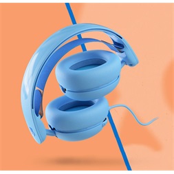 Skullcandy Grom kék vezetékes mikrofonos gyerek fejhallgató