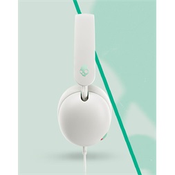 Skullcandy Grom csontfehér vezetékes mikrofonos gyerek fejhallgató