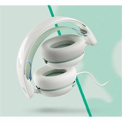 Skullcandy Grom csontfehér vezetékes mikrofonos gyerek fejhallgató