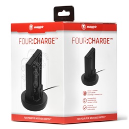Snakebyte SB911972 FOUR:CHARGE Nintendo Switch fekete töltőállomás