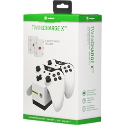 Snakebyte SB911743 Charge X Xbox One fehér dupla töltőállomás