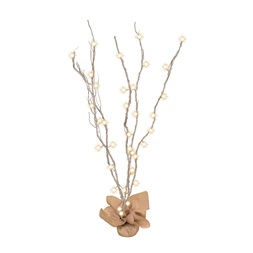 Somogyi KLB 120/SL 40 LED/120 cm ezüst melegfehér világító ág