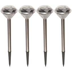 Somogyi MX 802/4 napelemes fém/műanyag kerti lámpa csomag