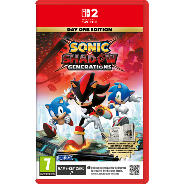 Sonic X Shadow Generations Nintendo Switch 2 játékszoftver