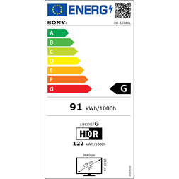 Sony 55" KD55X80LAEP 4K UHD Smart LED TV (Újracsomagolt)