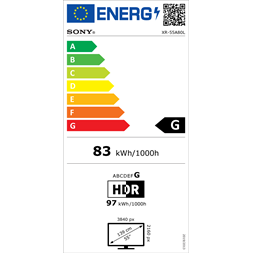 Sony 55" XR55A80LAEP 4K UHD Smart OLED TV (Újracsomagolt)