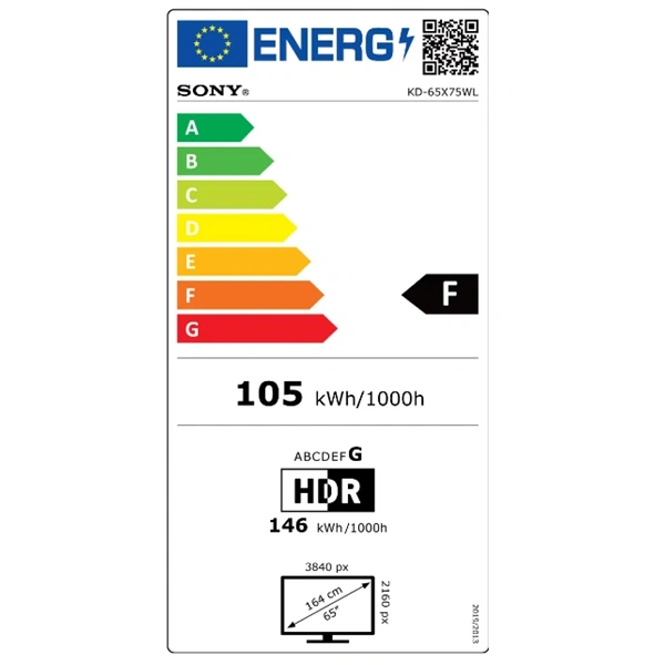 Sony 65" KD65X75WLPAEP 4K UHD Smart LED TV