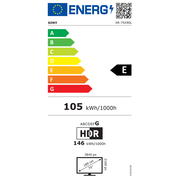 Sony 75" XR75X90LAEP 4K UHD Smart LED TV