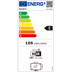 Sony 75" XR75X95LPAEP 4K UHD Smart Mini LED TV