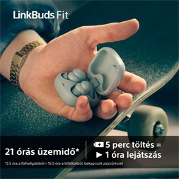 Sony WF-LS910N Linkbuds Fit zajszürős True Wireless Bluetooth rózsaszín fülhallgató