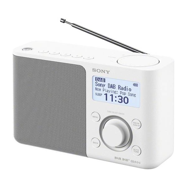 Sony XDRS61 hálózati töltős fehér FM rádió