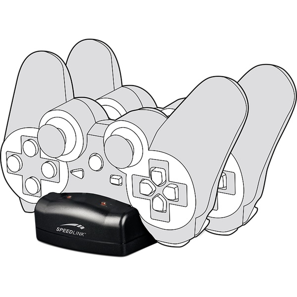 Speedlink SL-440001-BK Jazz USB Charger PS3 töltőállomás