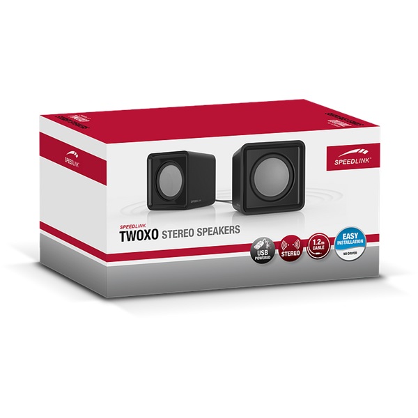 Speedlink TWOXO Stereo Spekers (SL-810004-BK)