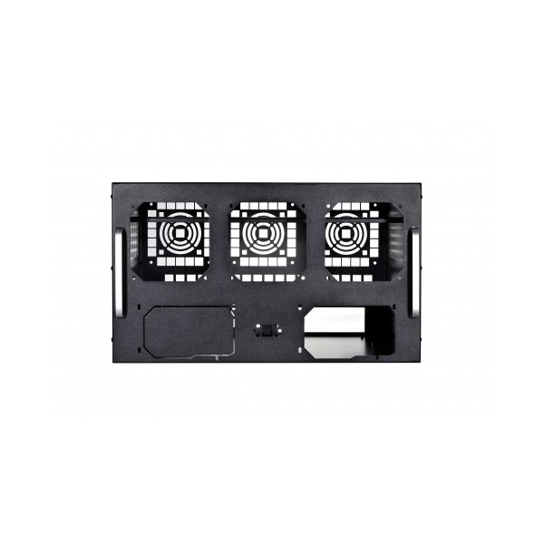 Spire SP-O1802-6U8V6F fekete ATX mining ház