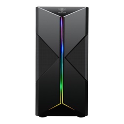 Spirit of Gamer CLONE 3 RGB fekete ablakos táp nélküli ATX ház
