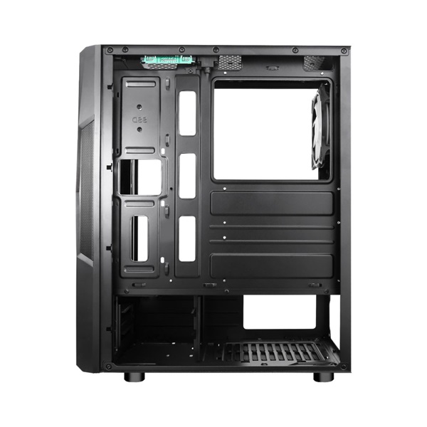 Spirit of Gamer CLONE 3 RGB fekete ablakos táp nélküli ATX ház
