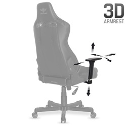 Spirit of Gamer CRUSADER fekete gamer szék