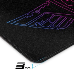 Spirit of Gamer Darkskull King Size fekete egérpad
