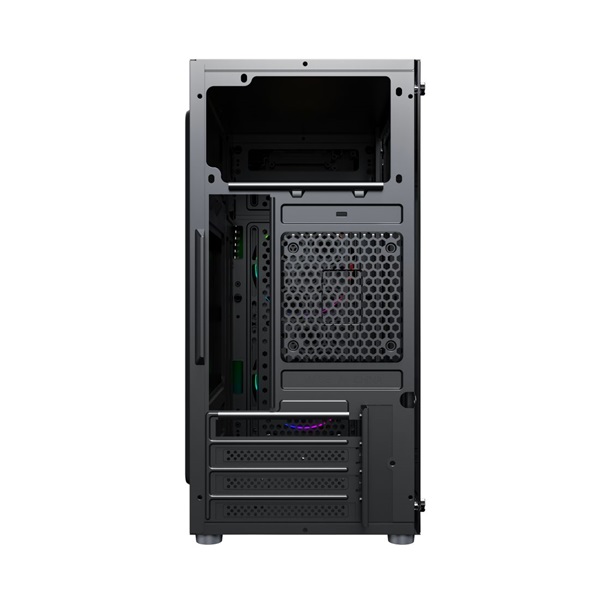 Spirit of Gamer Deathmatch 3 RGB ablakos táp nélküli fekete mATX ház